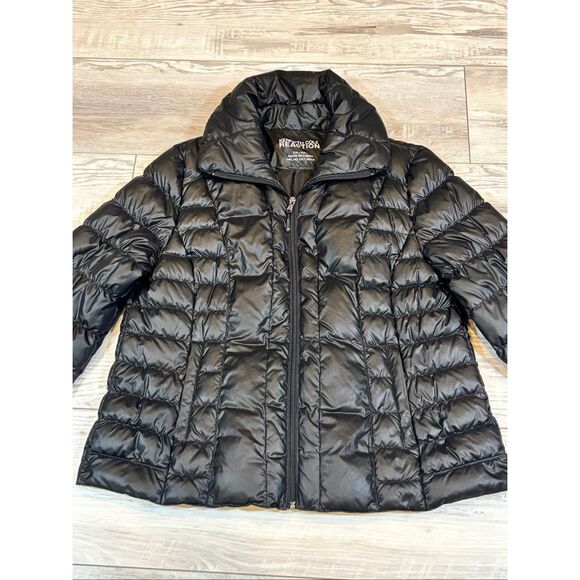 Kenneth Cole Reaction black women’s puffer jacket coat size XXL - Picture 2 of 12